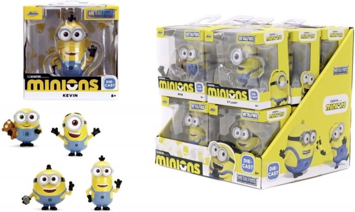 Μεταλλική συλλεκτική φιγούρα MINIONS 6,5 cm – Bob, Stuart, Kevin ή Otto