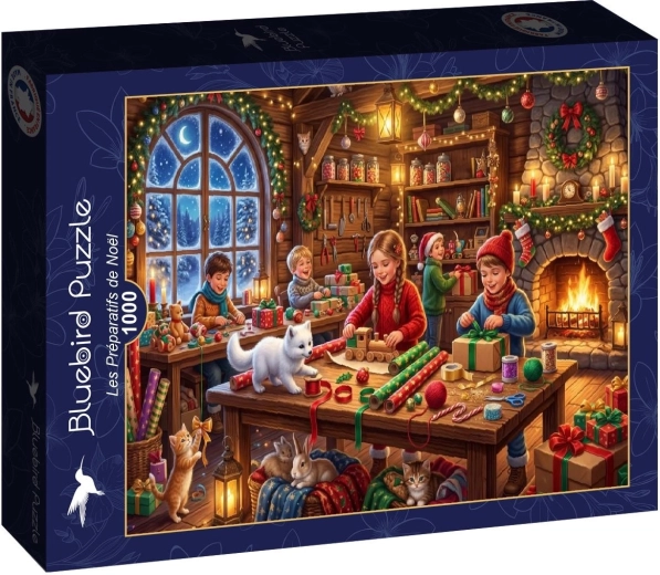 Bluebird Puzzle Χριστουγεννιάτικες προετοιμασίες 1000 κομματιών