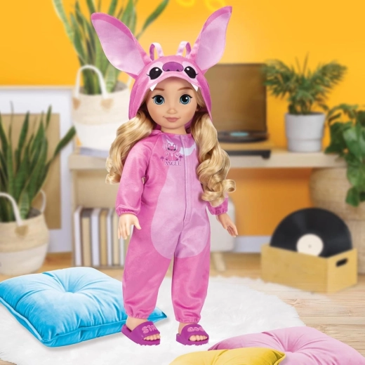 Χαριτωμένο ροζ onesie εμπνευσμένο από την Angel