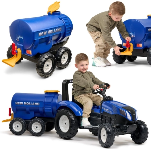 Falk ρυμουλκούμενο βυτίο με βρυσάκι NEW HOLLAND – μπλε