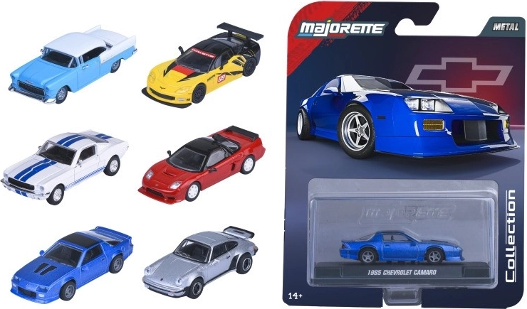 Majorette συλλεκτικό αυτοκίνητο με βιτρίνα – 6 είδη