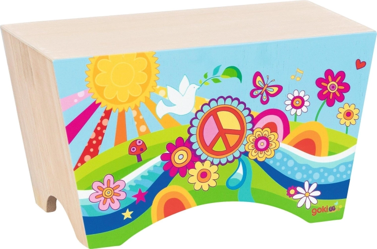 Παιδικό cajon Flower meadow Goki - 1 τεμάχιο