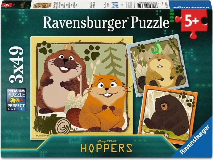 Παζλ Ravensburger Μια βόλτα στην άγρια φύση 3×49 κομμάτια