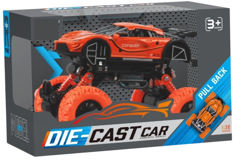 Monster truck Sparkys με οπισθοέλξη 1:32