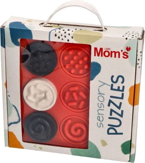 Αντιθετικοί αισθητηριακοί κρίκοι παζλ 6μ+ Mom's Care