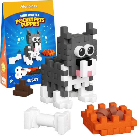 Κατασκευαστικό σετ Mini Waffle Pocket Pets – χάσκι