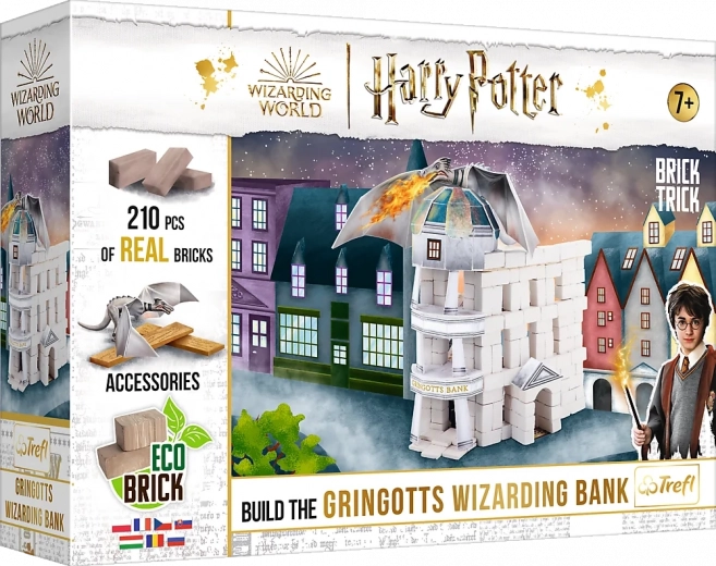Κατασκευαστικό σετ Brick Trick HARRY POTTER: Το μαγικό τραπεζικό θησαυροφυλάκιο της Γκρίνγκοτς (210 κομμάτια)