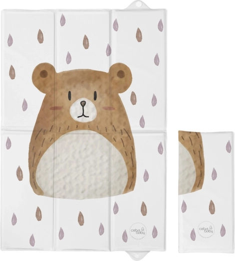 Ceba Baby ταξιδιωτικό αλλαξιέρας στρωματάκι Basic bear buddy 60 × 40 cm