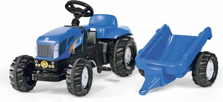 Πεντάλ τρακτέρ New Holland με ρυμουλκούμενο