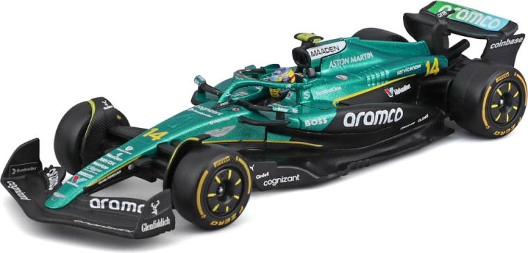 Bburago Aston Martin AMR25 2025 #14 Fernando Alonso 1:43 σε διακοσμητικό κουτί
