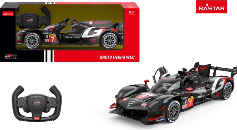 Rastar τηλεκατευθυνόμενο αυτοκίνητο Toyota Gazoo Racing GR010 Hybrid 1:14 μαύρο