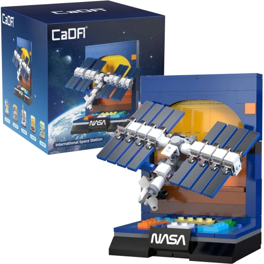 Κατασκευαστικό σετ CaDA NASA – Δορυφόρος και βάση έκθεσης Διεθνούς Διαστημικού Σταθμού, 188 τεμάχια