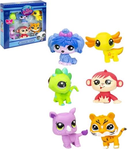 Littlest Pet Shop γόμες – σετ 6 ζωάκια