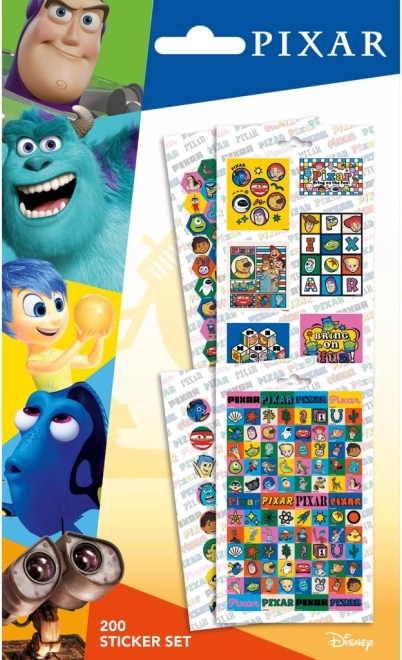 Αυτοκόλλητα PIXAR, σετ 200 τεμ.