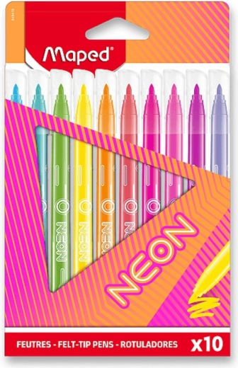 Μαρκαδόροι Maped Neon 10 τεμ.
