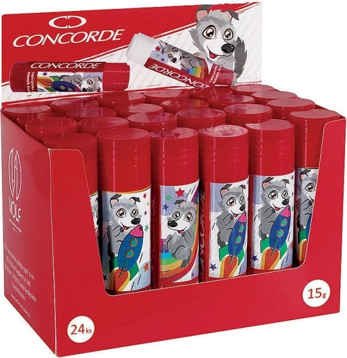 Κολλητική στικ CONCORDE Volfík 15 g, μίξη σχεδίων