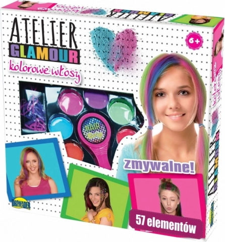 Σετ καλλυντικών Atelier Glamour Πολύχρωμα μαλλιά