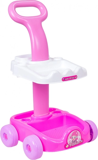 Σταθερό καρότσι με ροδάκια και αποθηκευτικό χώρο