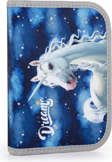 OXY σχολική κασετίνα μονής θήκης Unicorn 1