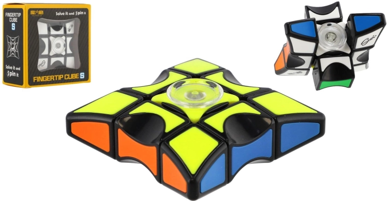 Πλαστικό παζλ spinner 6 × 6 cm σε κουτί