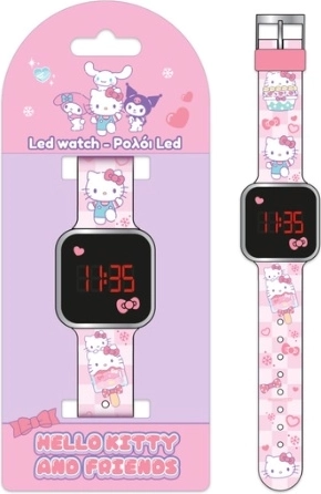 Παιδικό ψηφιακό ρολόι LED Hello Kitty