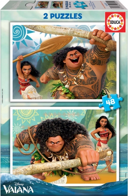 Παζλ Disney Η Γενναία Βαϊάνα 2 x 48 κομμάτια