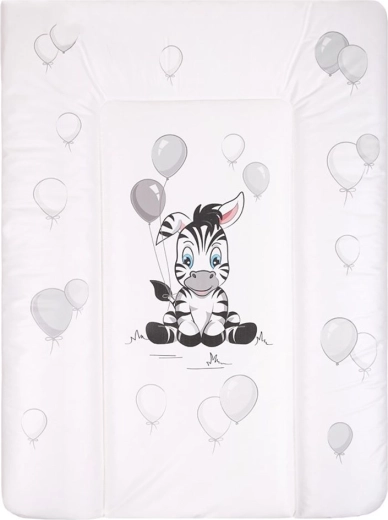 Μαλακό στρωματάκι αλλαγής πάνας New Baby Zebra 70 × 50 cm λευκό