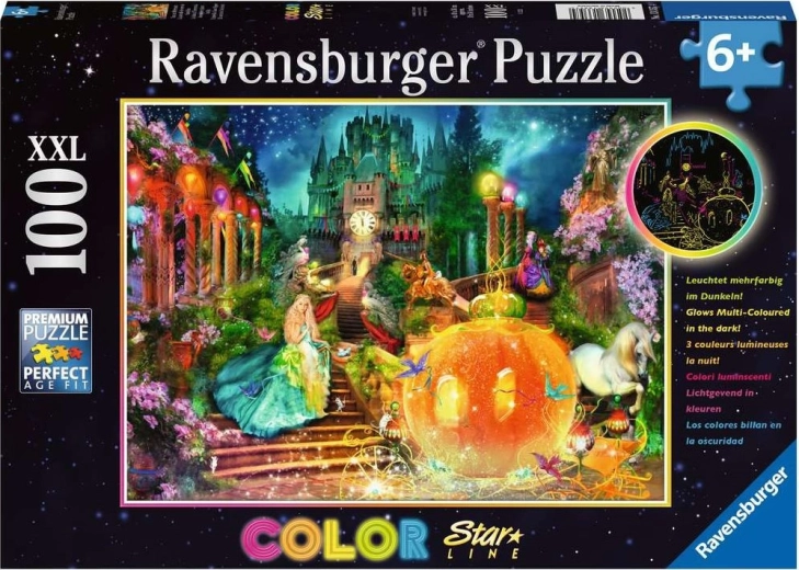 Φωσφορίζον παζλ Σταχτοπούτα XXL 100 κομμάτια RAVENSBURGER