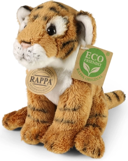 Rappa Λούτρινη τίγρη σε καθιστή θέση Eco-Friendly 15 cm