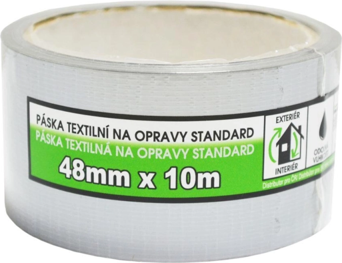 Καθολική κολλητική ταινία 48 mm × 10 m ασημί