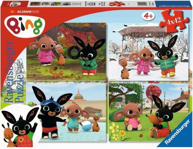 Παζλ Ravensburger Bing 4×42 κομμάτια