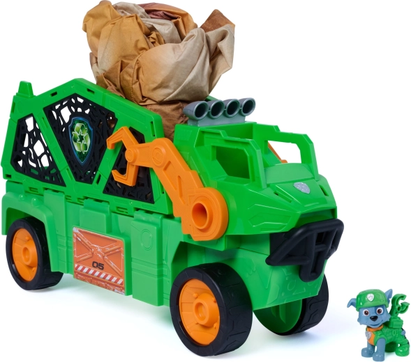 PAW Patrol Dino Rescue όχημα Megasaurus με φουσκωτό δεινόσαυρο και φιγούρα του Rocky
