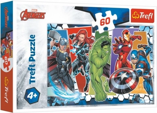 Παζλ 60 κομμάτια - Άτρωτοι Avengers Trefl