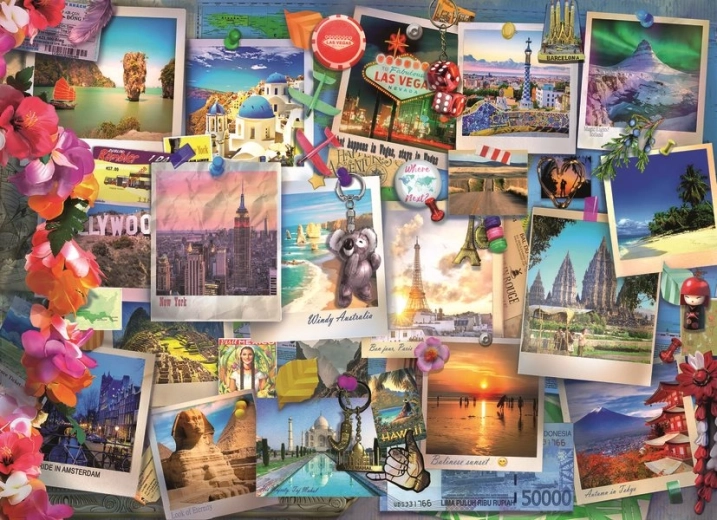 Παζλ Ravensburger Ταξιδιωτικοί θησαυροί 500 κομμάτια