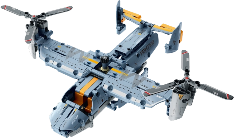 Μοντέλο αεροσκάφους Osprey (tilt-rotor) ως διασωστικό/μεταγωγικό σκάφος