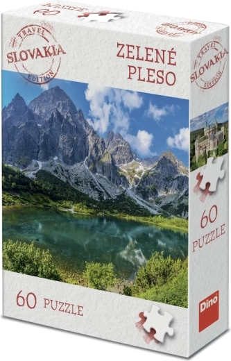 Παζλ Dino τουριστική έκδοση Σλοβακία – Zelené pleso (60 κομμάτια)