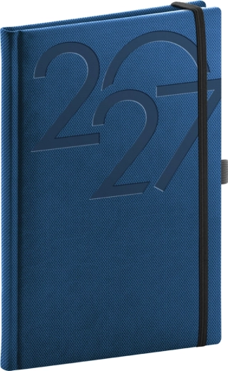 Notique εβδομαδιαίο ημερολόγιο Ajax 2027, μπλε, 15 × 21 cm