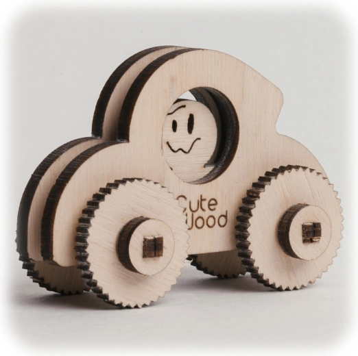 Cutewood ξύλινο 3D παζλ μίνι σκαθάρι