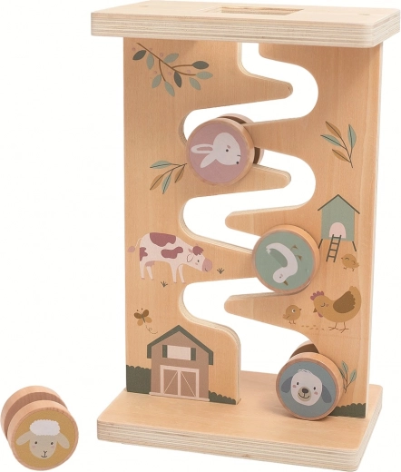 Ξύλινος λαβύρινθος με ζωάκια 2Kids Toys
