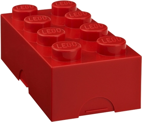 Κουτί φαγητού Lego – κόκκινο