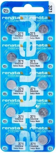 Renata 371 μπαταρία κουμπί 1,55 V (10 τεμ.)