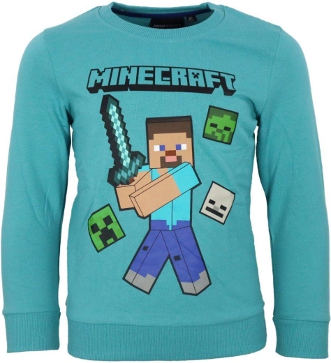 Τυρκουάζ φούτερ Minecraft