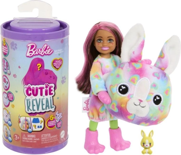 Barbie Cutie Reveal Chelsea Πολύχρωμα όνειρα – έκπληξη με ζωάκι και αλλαγή χρώματος