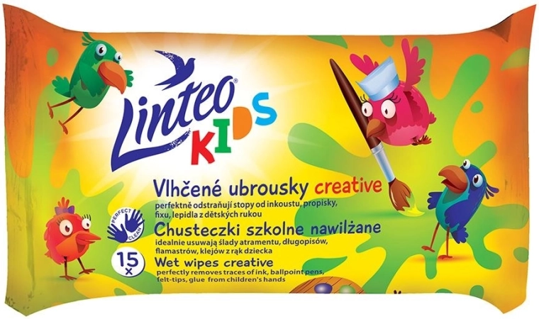 Παιδικά υγρά μαντηλάκια Linteo Baby Kids 15 τεμ.
