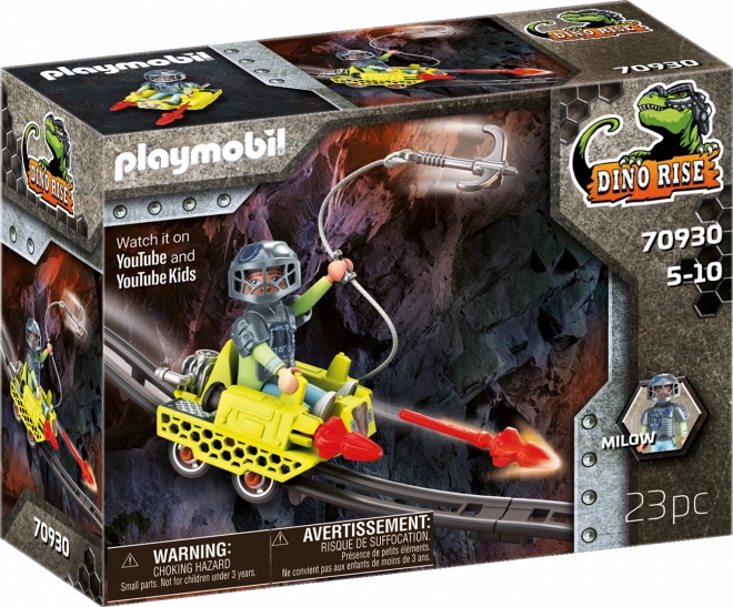 Playmobil Dino Rise βαγονέτο ορυχείου