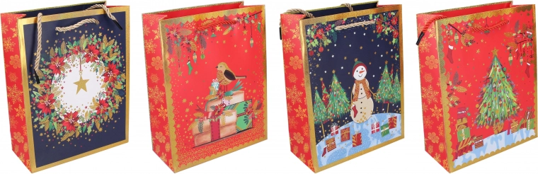 Δωροτσάντα Χριστουγέννων M 26 × 32 × 10 cm