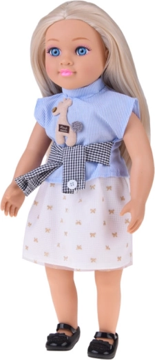 Μακριά ξανθά μαλλιά για χτένισμα και κομμώσεις