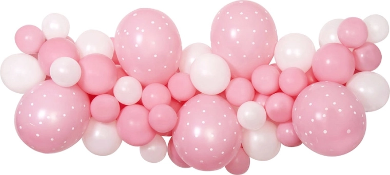 Gemar DIY σετ για γιρλάντα από μπαλόνια baby pink