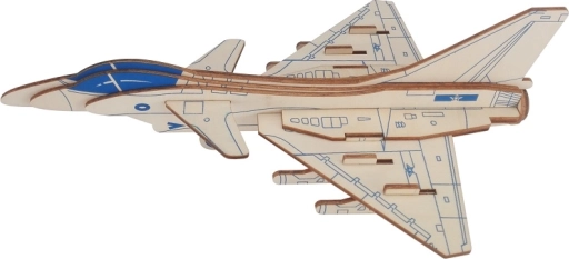 Ξύλινο 3D παζλ μαχητικού Raptor