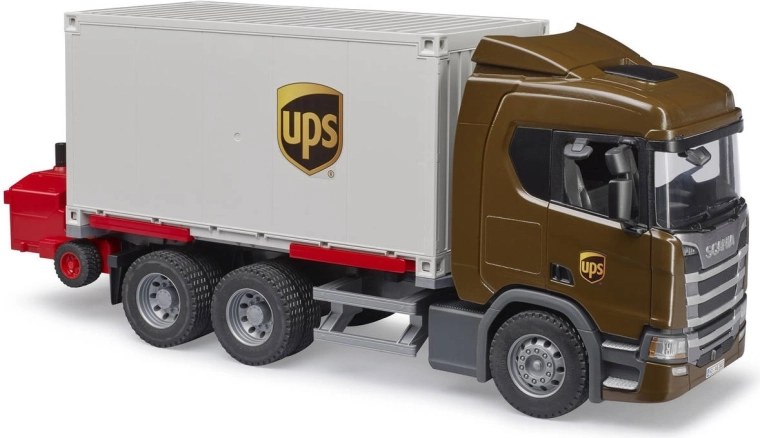 Λεπτομερές μοντέλο Scania στα χρώματα της UPS